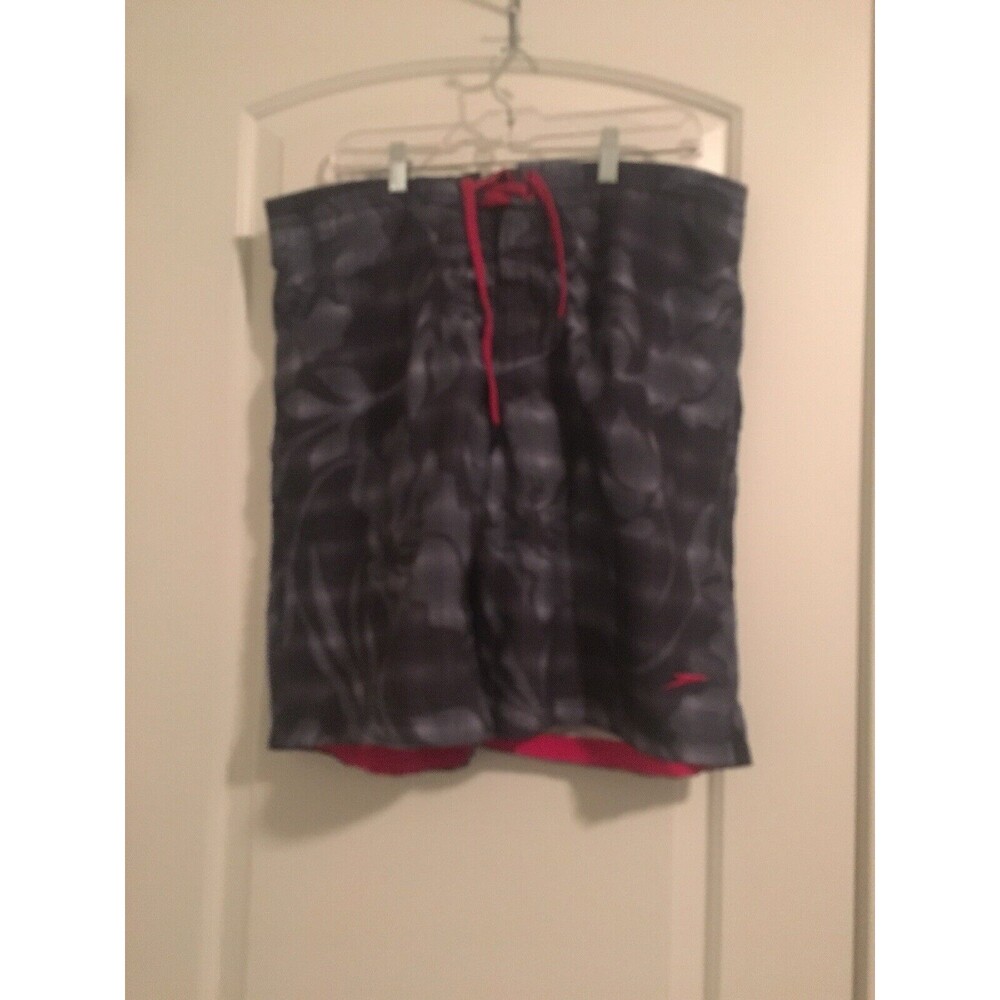 Speedo Men's Graphic Print Swim Board Surf Shorts Size Large